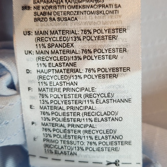 Adidas Polo‎ Shirt Womens Large Short Sleeve Athleisure Performancewear Golf NWT - Picture 8 of 8